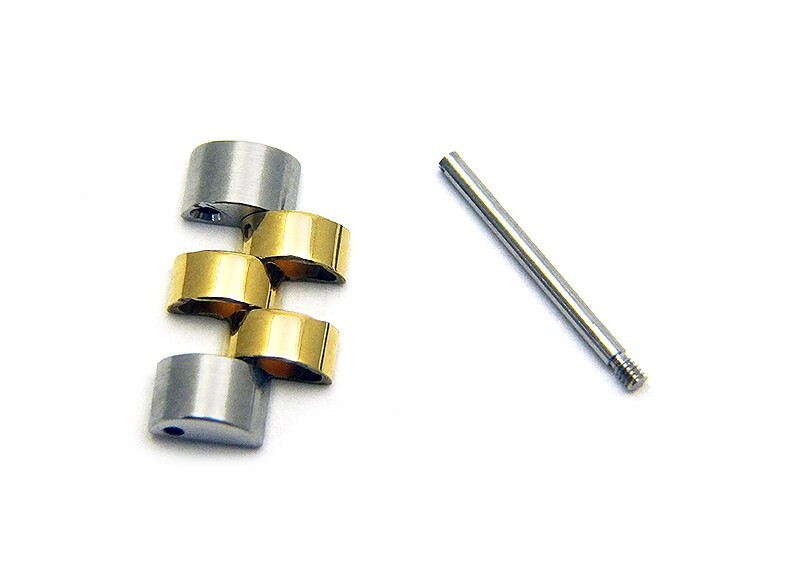 Genuine Rolex 62523 Stainless Steel & 18k Yellow Gold 15.5mm Link for Bracelet