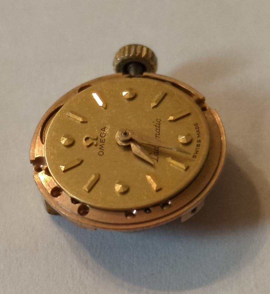 OMEGA AUTOMATIC MOVEMENT CAL 455 FOR OMEGA LADYMATIC WATCH 17 JEWELS- WORKING