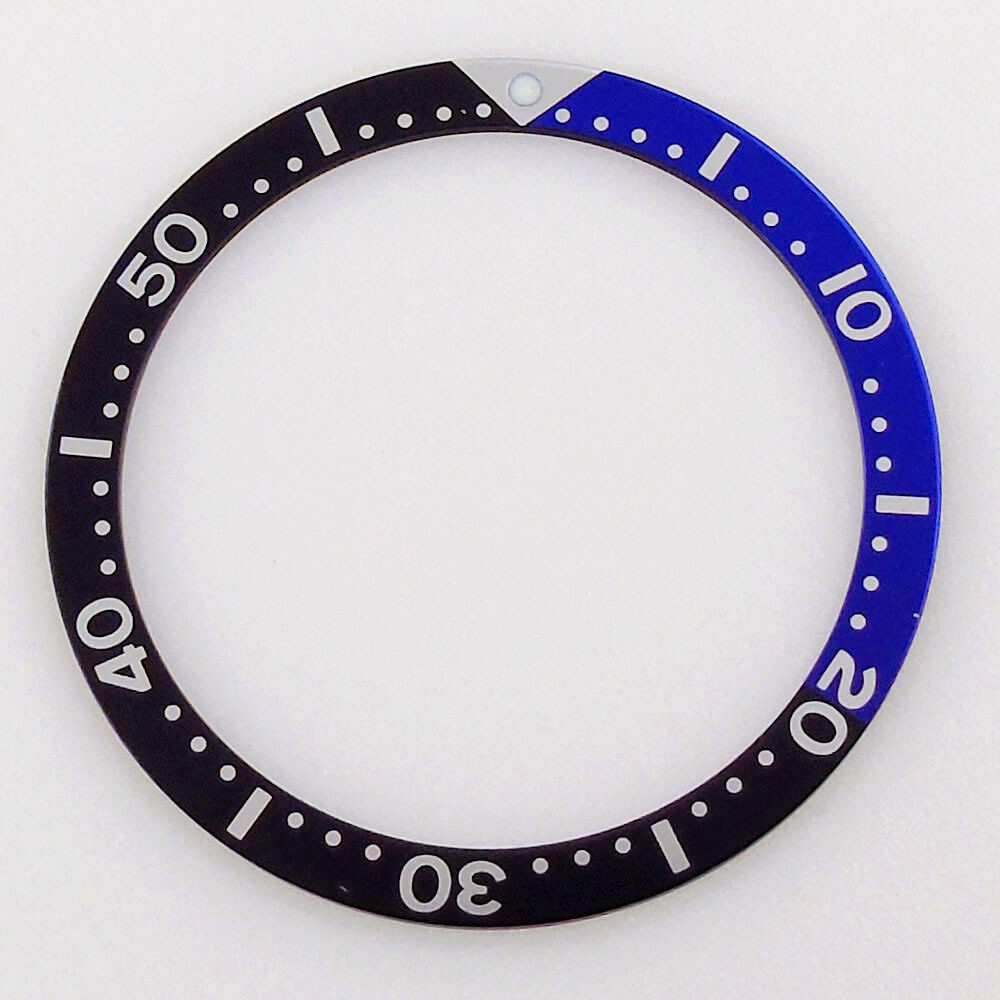 Aluminum Flat Watch Bezel Insert 39mm*32mm For 45mm Watch Case Bezel Ring Parts