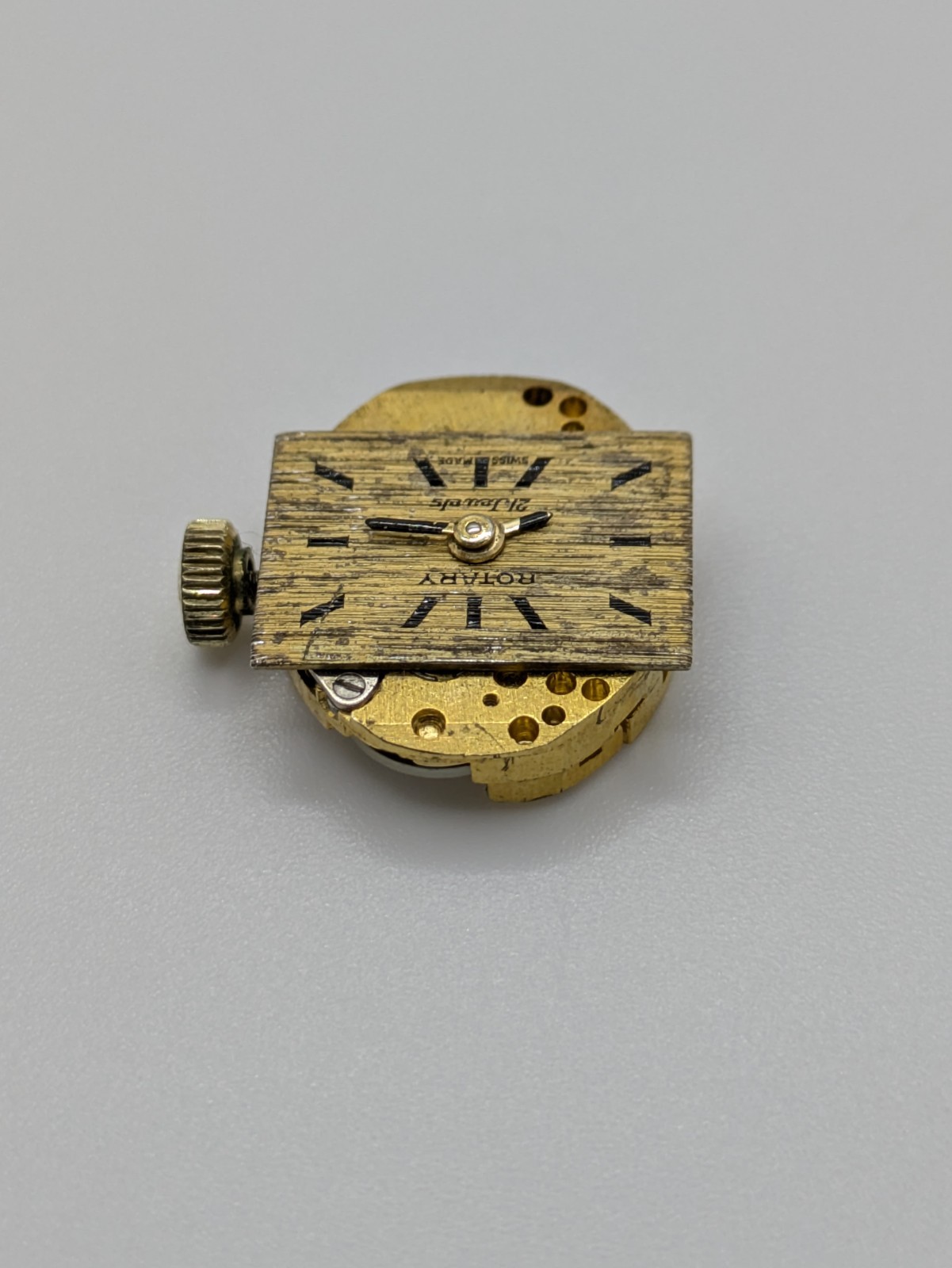 Rotary AS 1777 Manual Watch Movement 21 Jewels Swiss Untested 16.4mm