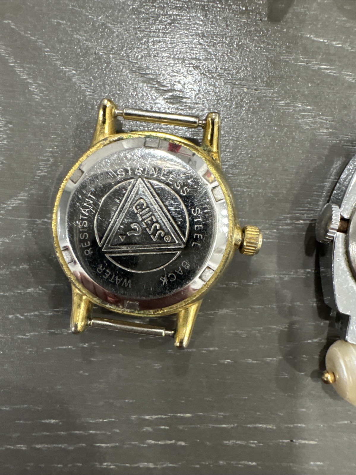 Vintage Lot Of 8 Watches Without Bands For Parts Or Repairs. Unique, Collectible