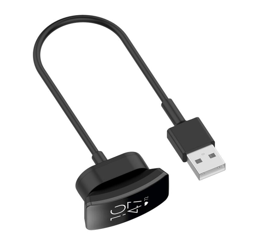 For Fitbit Inspire HR/Ace 2 Inspire Smart Bracelet Charger Charging Cable Black