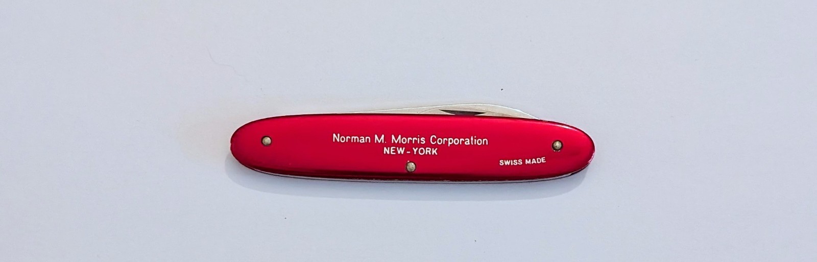 Omega Watch Pocket Knife Swiss Made Norman M Morris Corp New York Victorinox