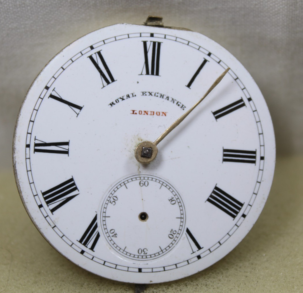 Royal Exchange London British Pocket Watch Movement Repair/Parts