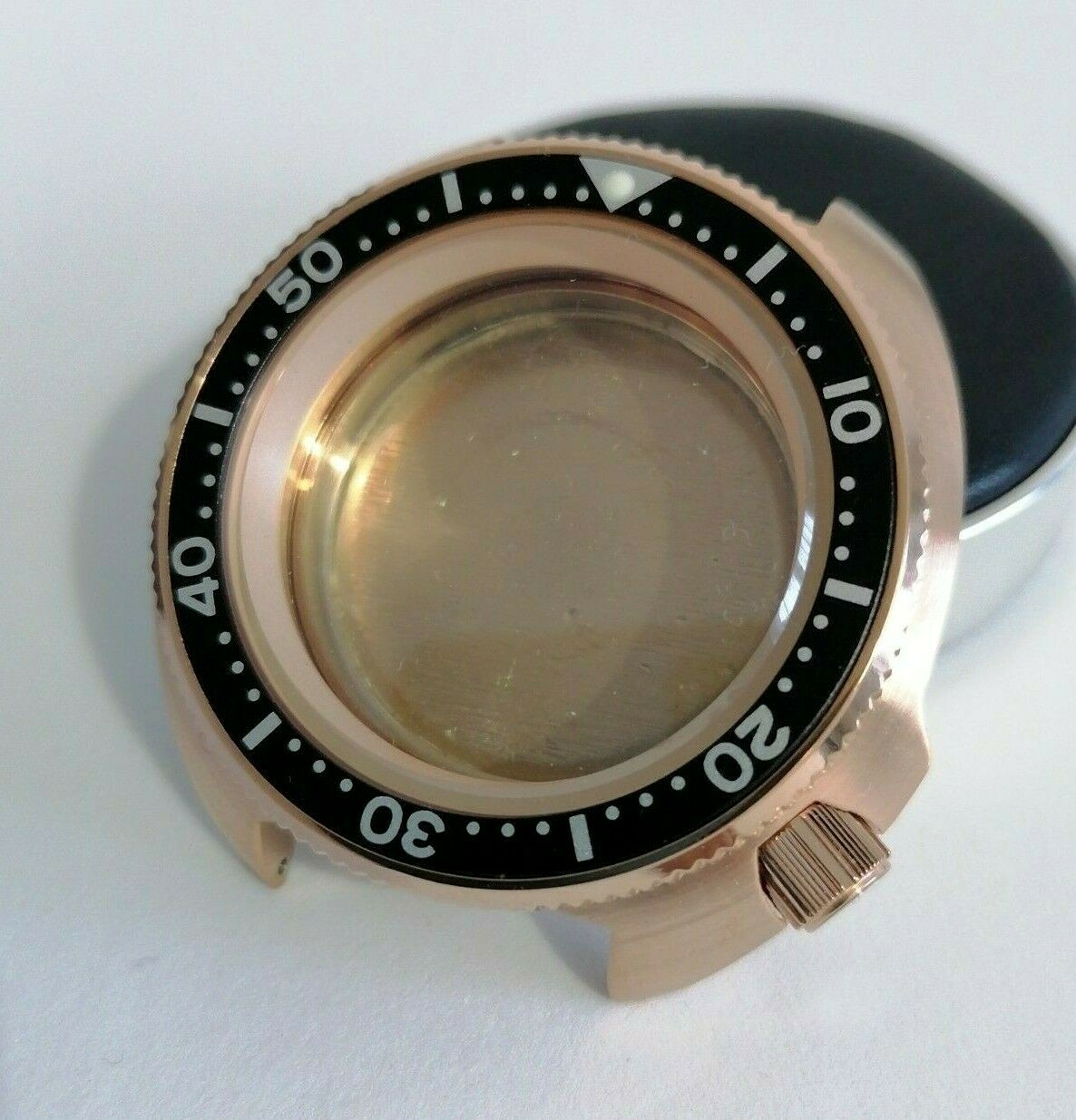 ⚫ BLACK ALUMINIUM BEZEL INSERT FOR 6105 CAPTAIN WILLARD STYLE & STEELDIVE CASE