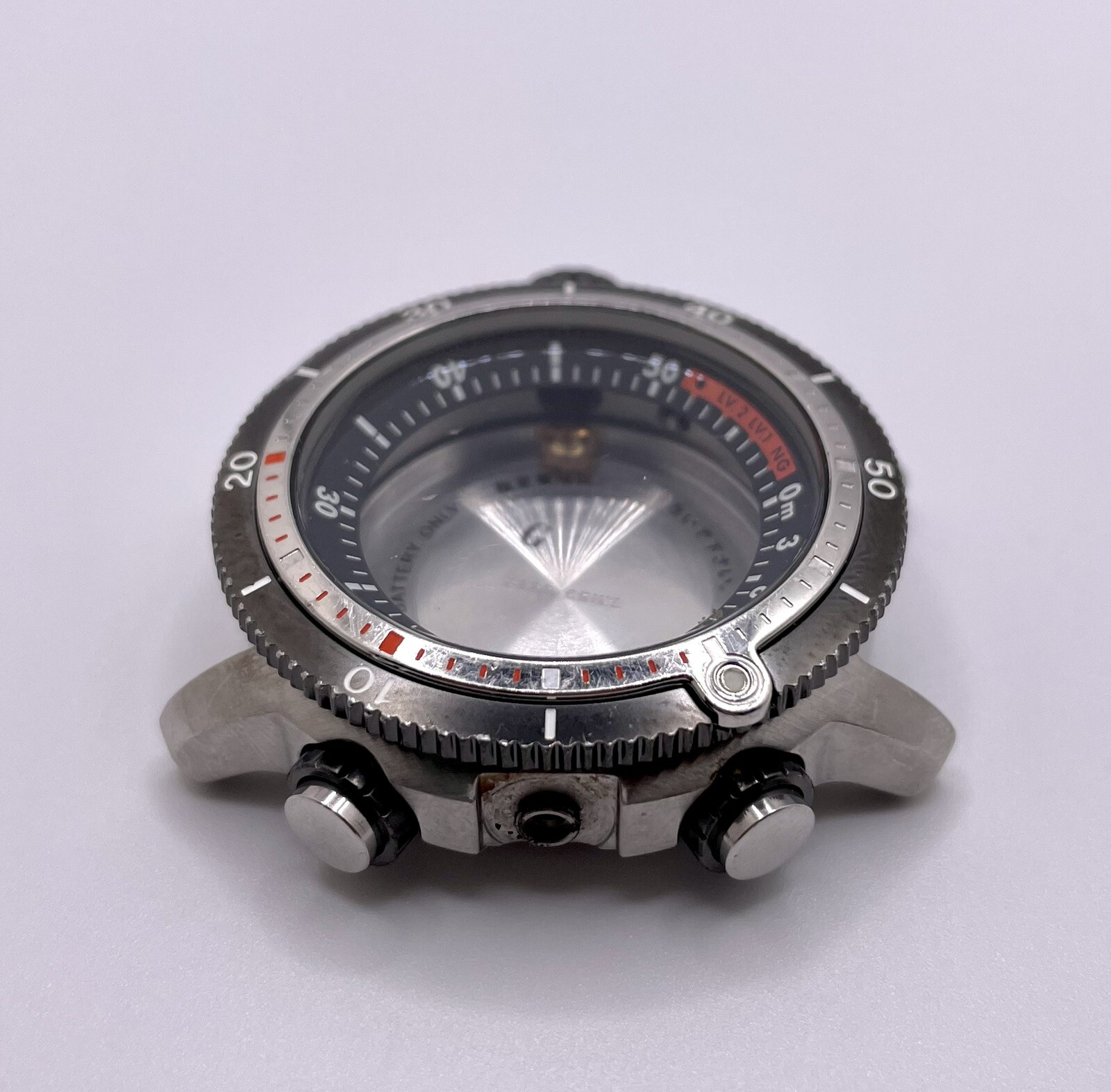 Preowned Genuine Citizen Promaster Eco-Drive B740-S086680 S/S Complete Case Part