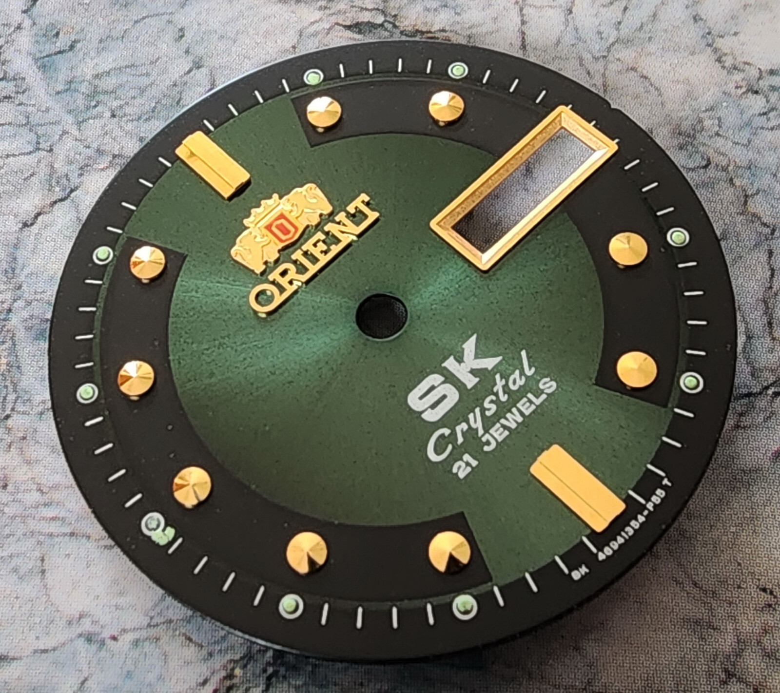 Nos Dial Vintage orient SK Diver 21 Jewels 28.5mm Green Dial 46941354-p55.