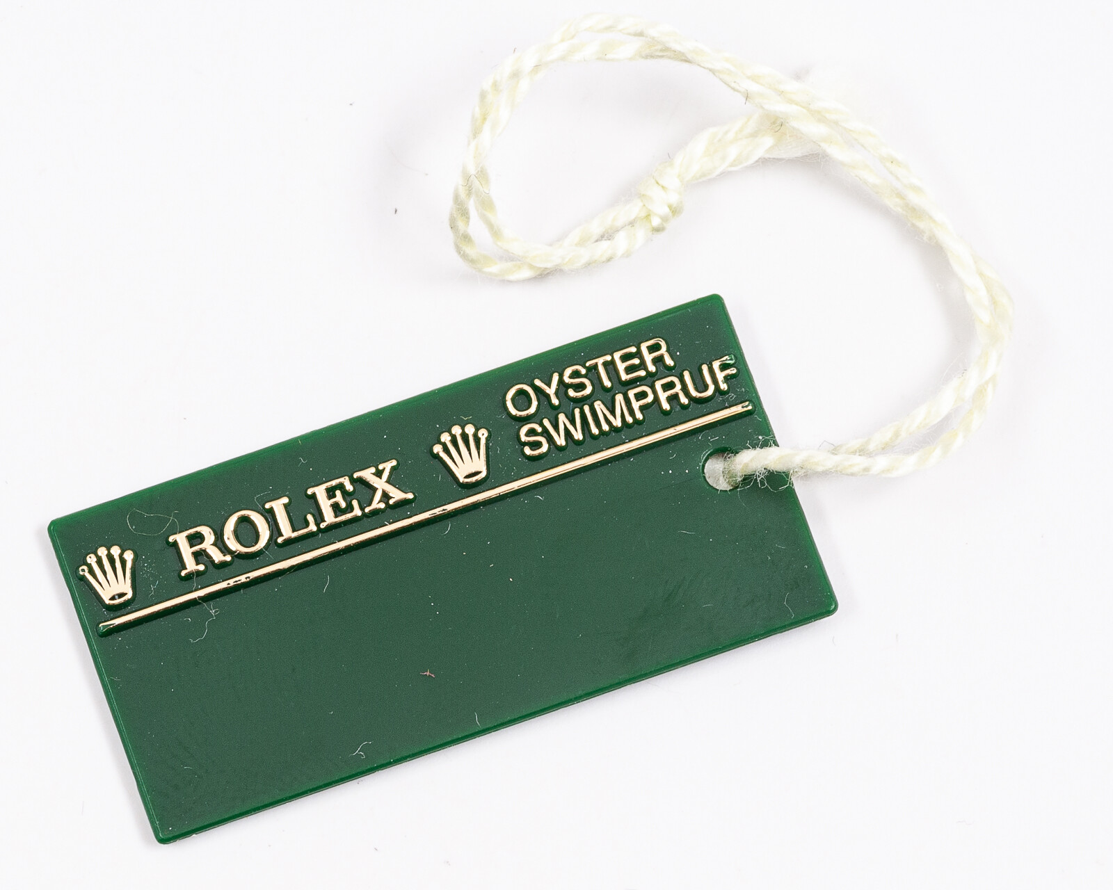 ORIGINAL Rolex Discontinued Sea-Dweller 16600 Green Hang Tag for D# Watch!