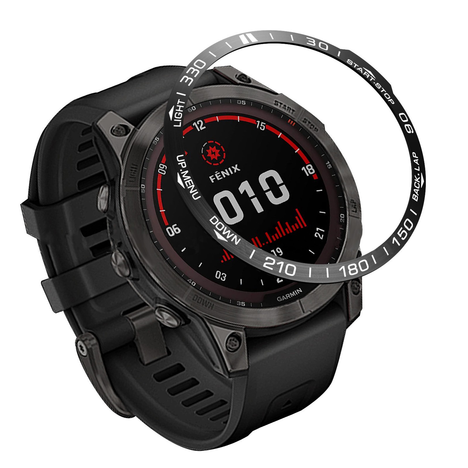 Watch Protective Bezel Etched Bezel Insert for Garmin Fenix 7X