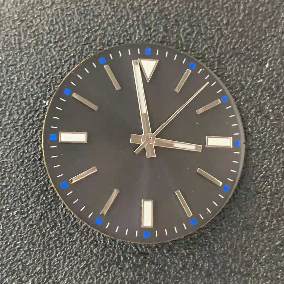 29mm Metallic Gray/Blue Watch Dial+Hands for Miyota 8215,821A,dg2813,dg3804