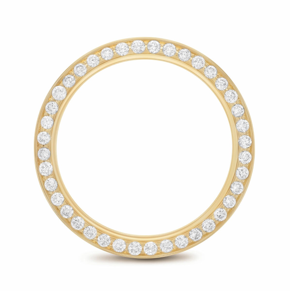 1CT BEAD SET NATURAL DIAMOND BEZEL 18KY FOR ROLEX NO DATE 67197 67198 76188