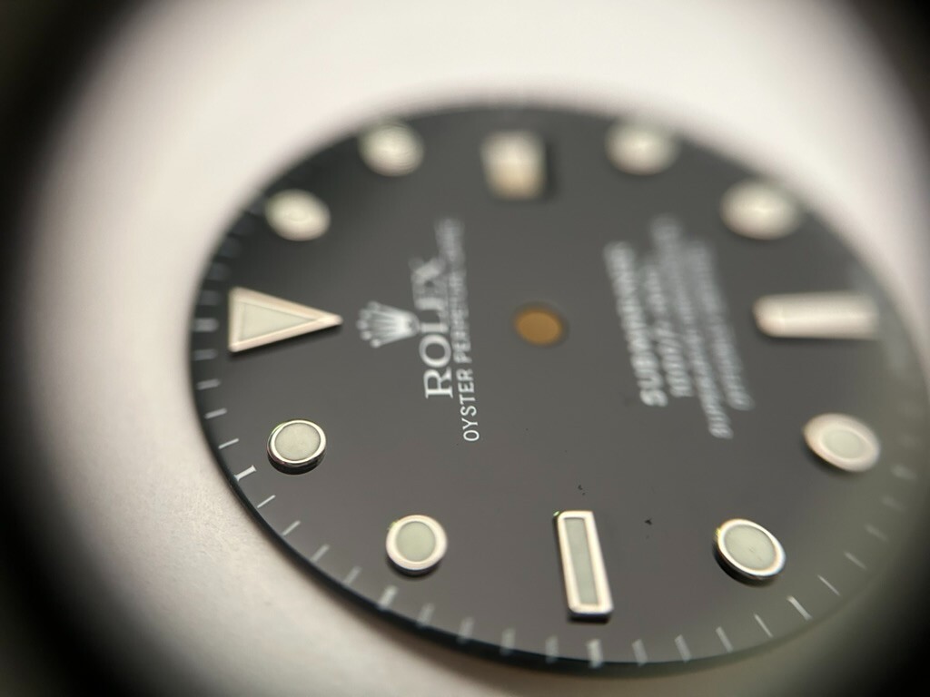 Rolex Submariner Black Glossy Dial – 4 line, feet first 1000ft=300m depth SCOC