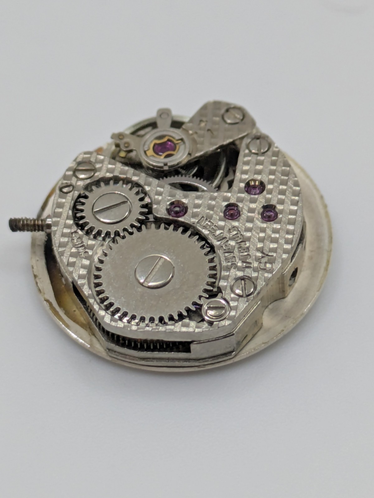 FHF ST 69-21 Smiths Manual Wind Watch Movement Dial Hands 17J 19mm
