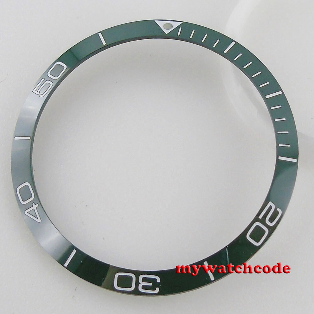 39.2mm black blue green ceramic bezel insert bezel for 41mm corgeut mens watch