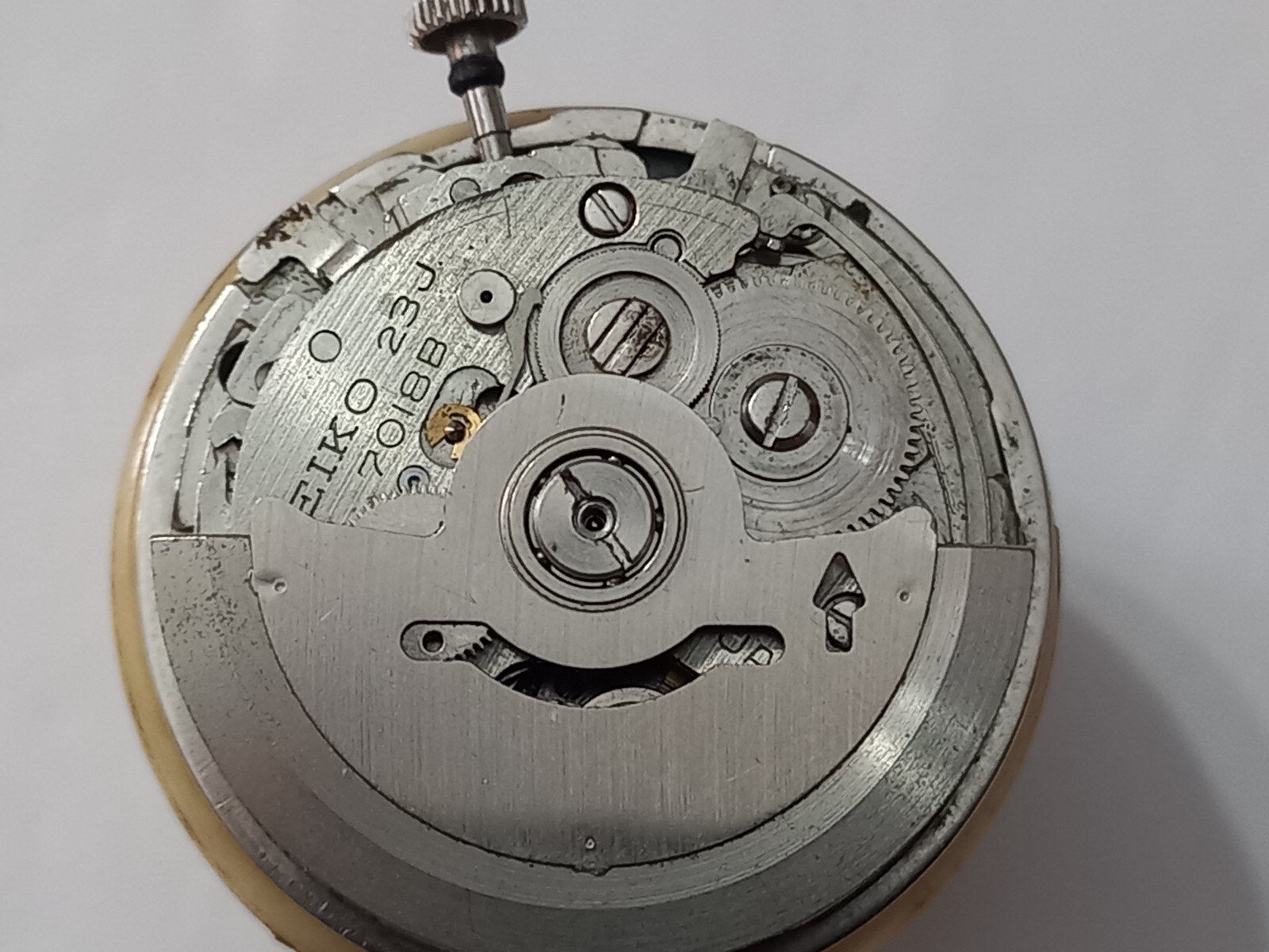 SEIKO 7018-8000 FLYBACK AUTOMATIC DIAL, HANDS & MOVEMENT 4 PARTS OR RESTORATION