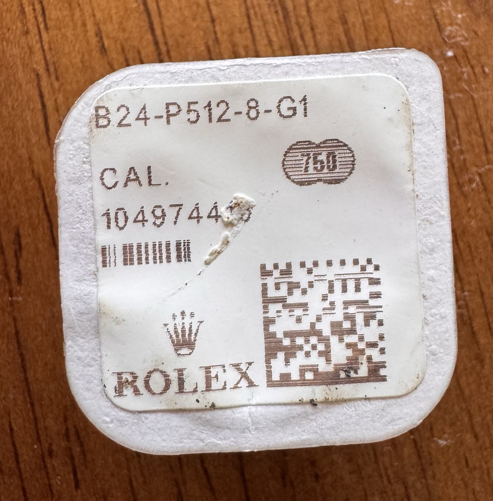 Genuine Rolex 18k Yellow Gold Pusher For Daytona Models