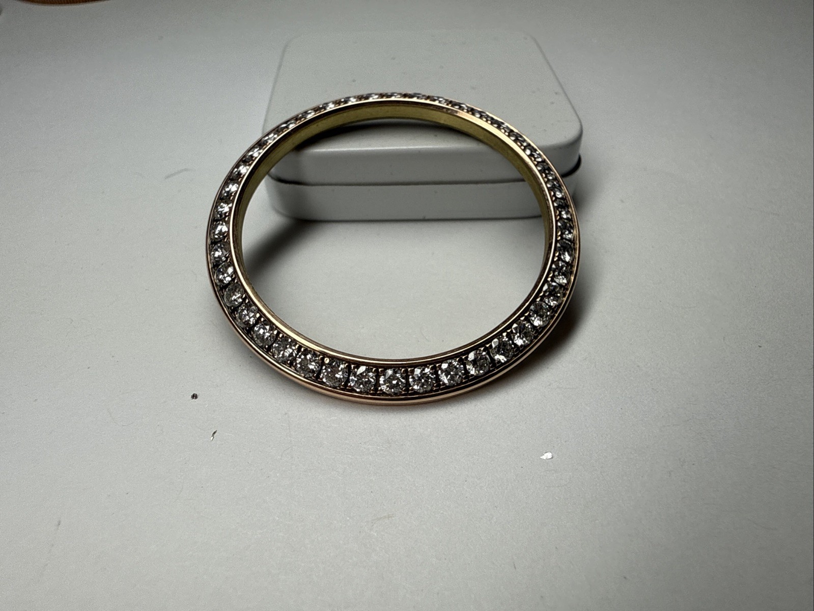 DIAMOND 4ct BEZEL For ROLEX Rose Gold Prez DayDate II Datejust II 228235-126331