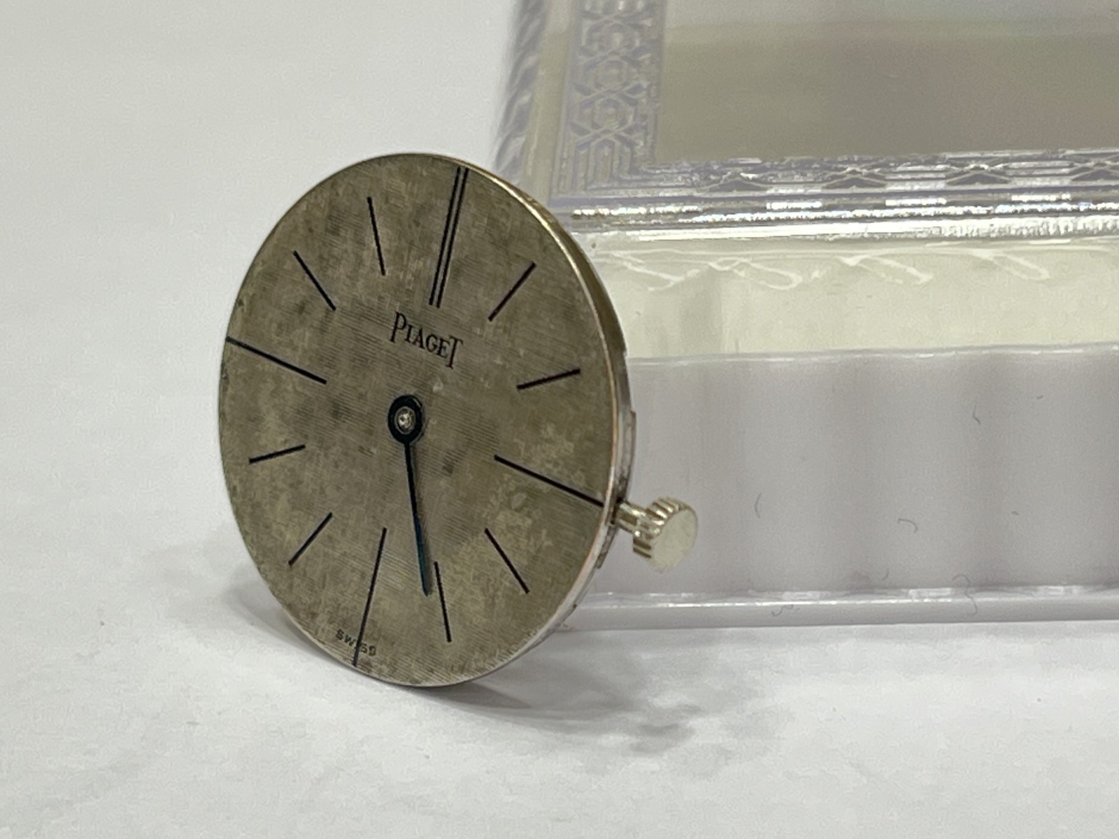 Piaget Manual Cal.9P Dial & Movement & Crown Swiss Made Ultra Thing Running