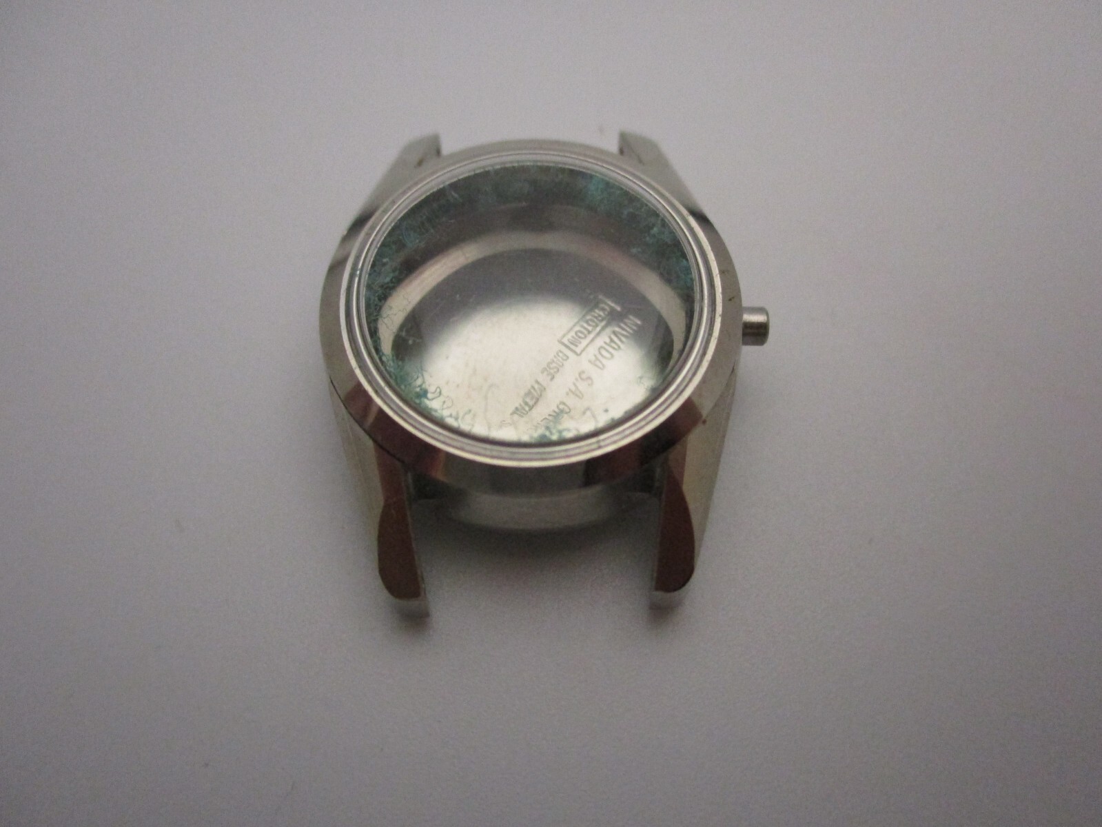 CROTON NIVADA SA GRENCHEN Watch Industry Sample NOS Swiss Case Crystal ScrewBack