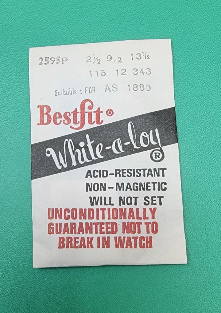 BESTFIT Mainspring 2595P. New Old Stock.