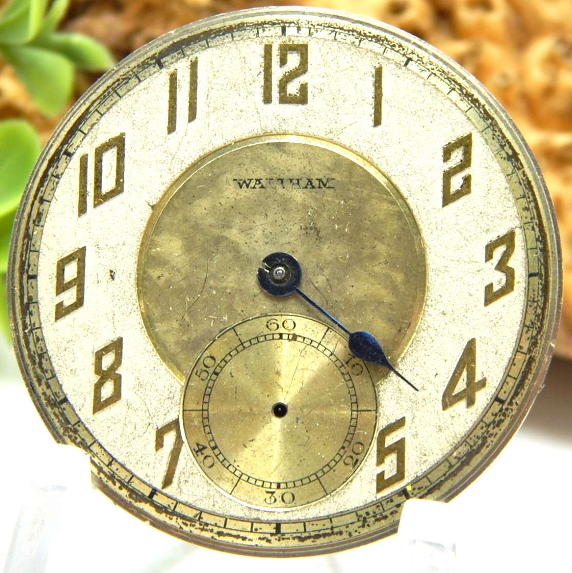 Antique Pocket watch movement Waltham Colonial Series 1420 14S 15 jewel OF ’19
