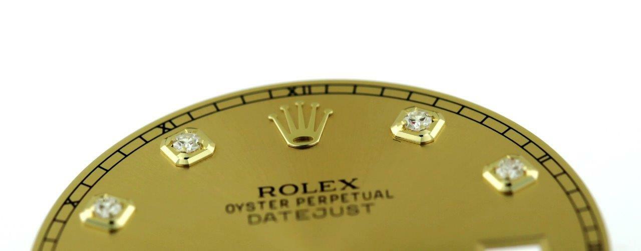 Original Men’s Rolex Datejust II 116303 116333 Champagne Diamond 2Tone #J3