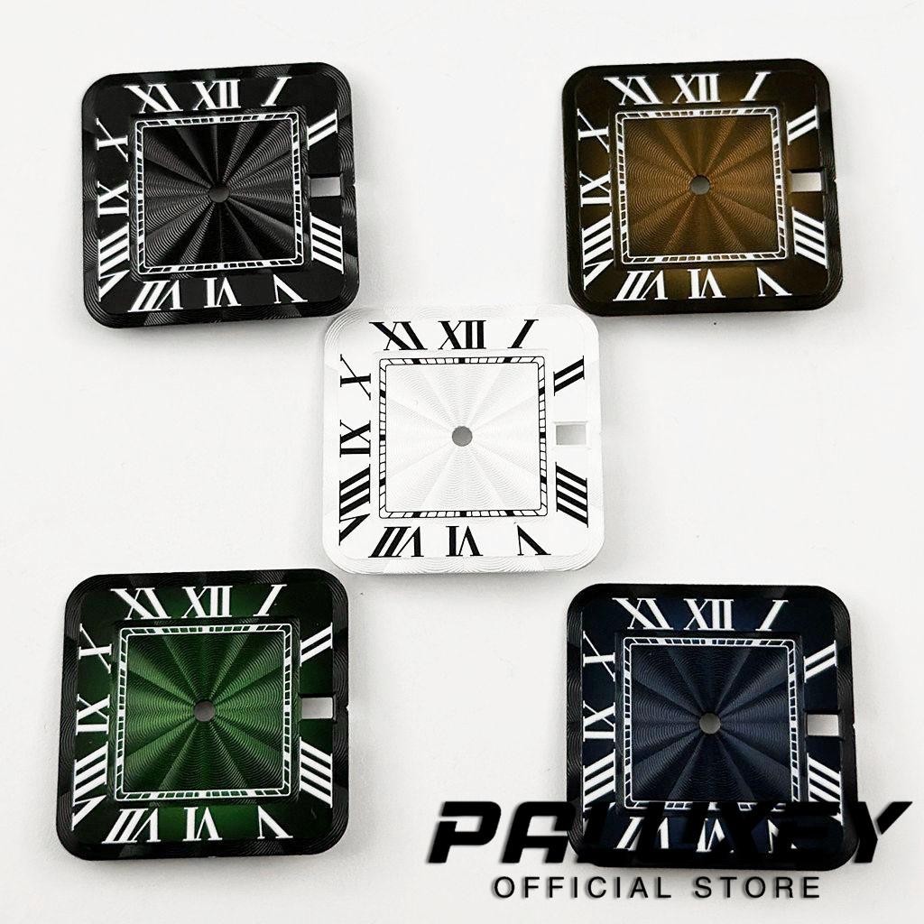 27mm Square Dial Arabic Numerals Modified Watch Dial Fit NH35 NH36 Movement