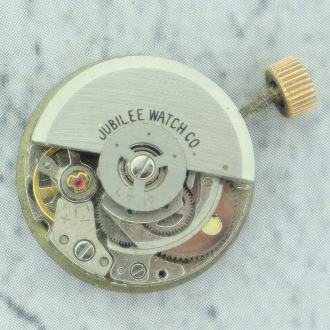 Vintage Jubilee 17 Jewel Automatic Ladies Wristwatch Movement Universal Time 17