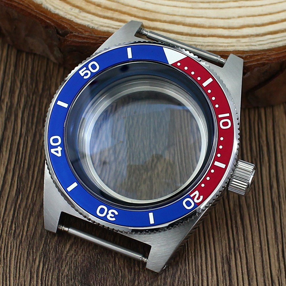 40mm 62MAS Mod Stainless Watch Case Sapphire For Seiko NH34 NH35 NH36 NH38
