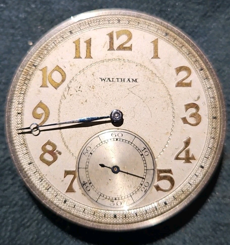 Waltham Premier 12s 19j Open Face Pocket Watch Movement