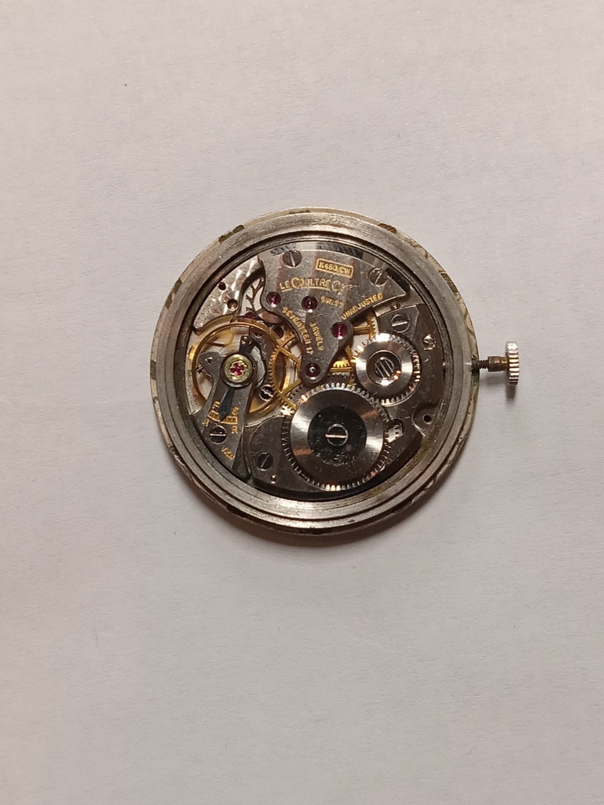 jaeger lecoultre W.movement Mystery Dial With Diamonds Real White Natyral Mens
