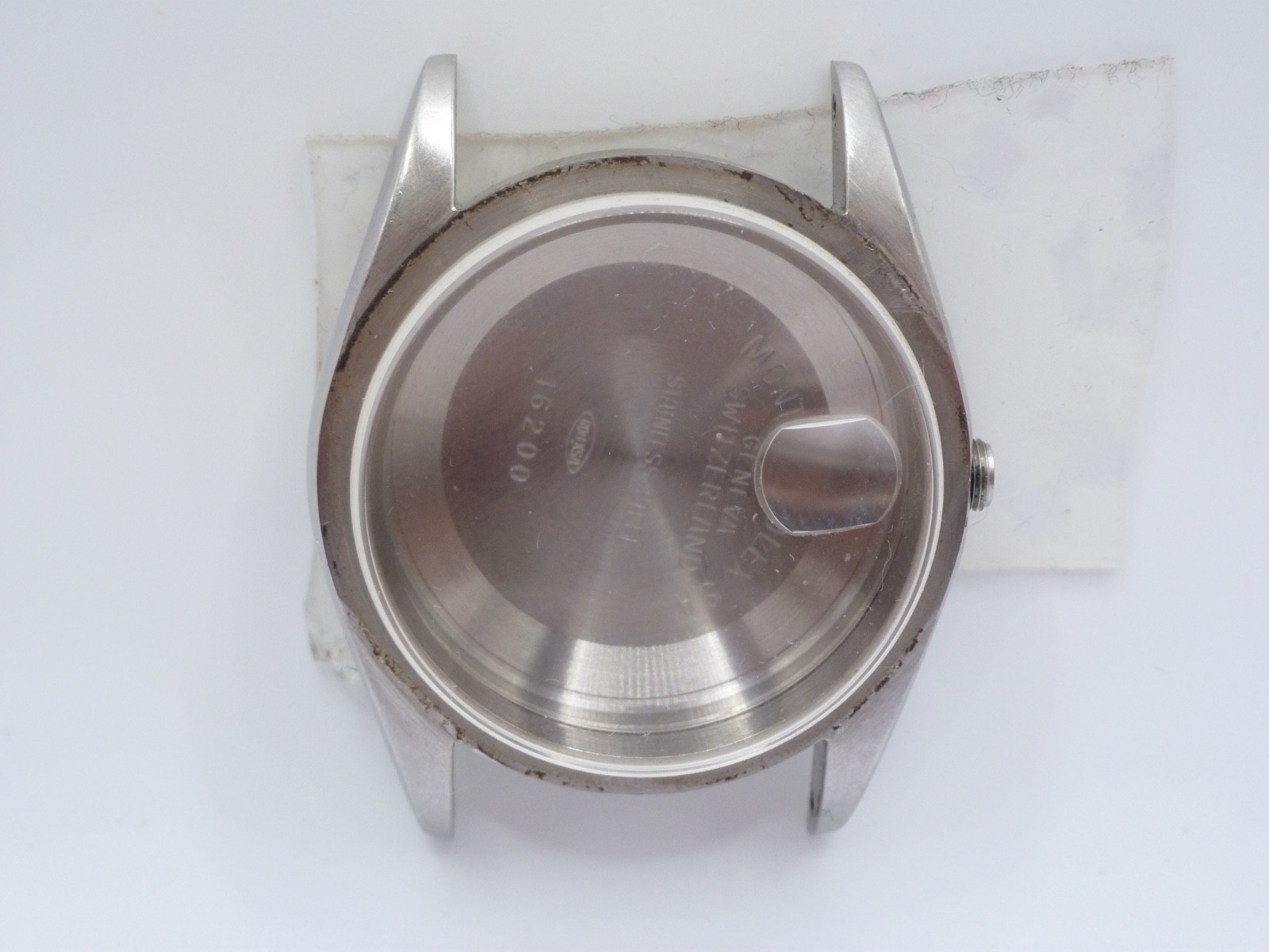 Genuine Rolex date just sapphire glass T series 36mm without Bezel 16233 vintage