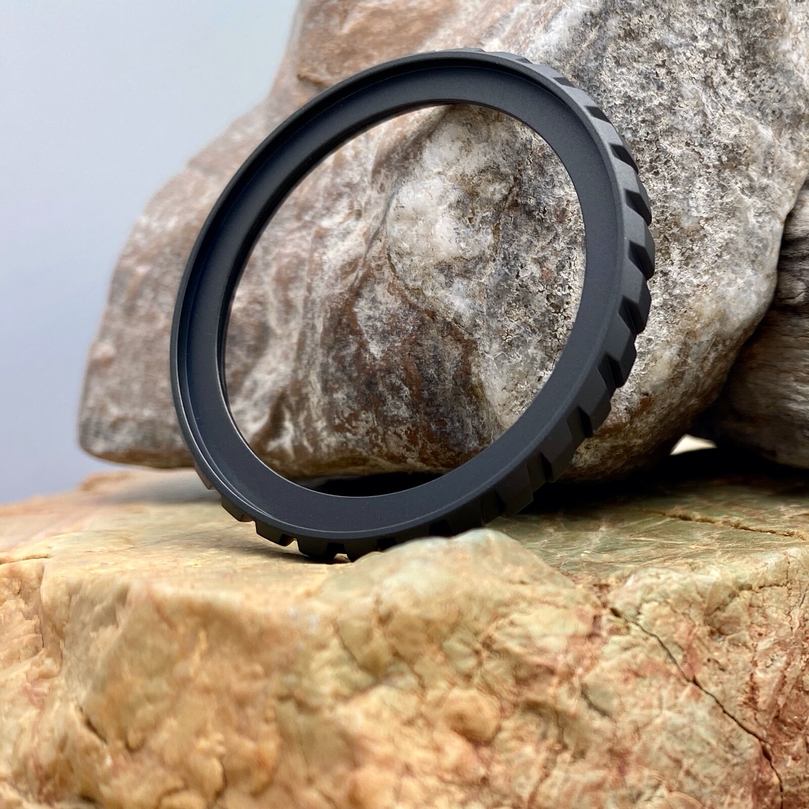Matte Black Turbine Bezel for Seiko SKX SRPD 120 Click Unidirectional~US Seller