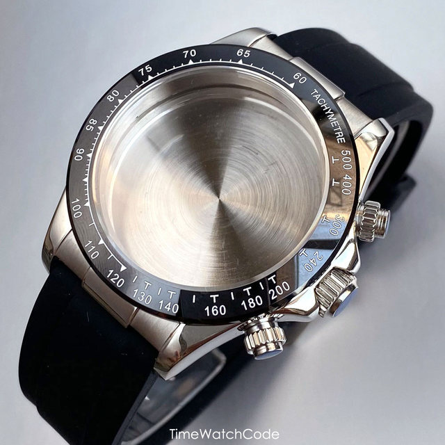 39mm VK63 Watch Case for DAYTONA Men Watch VK64 Movement Sapphire Chronograph