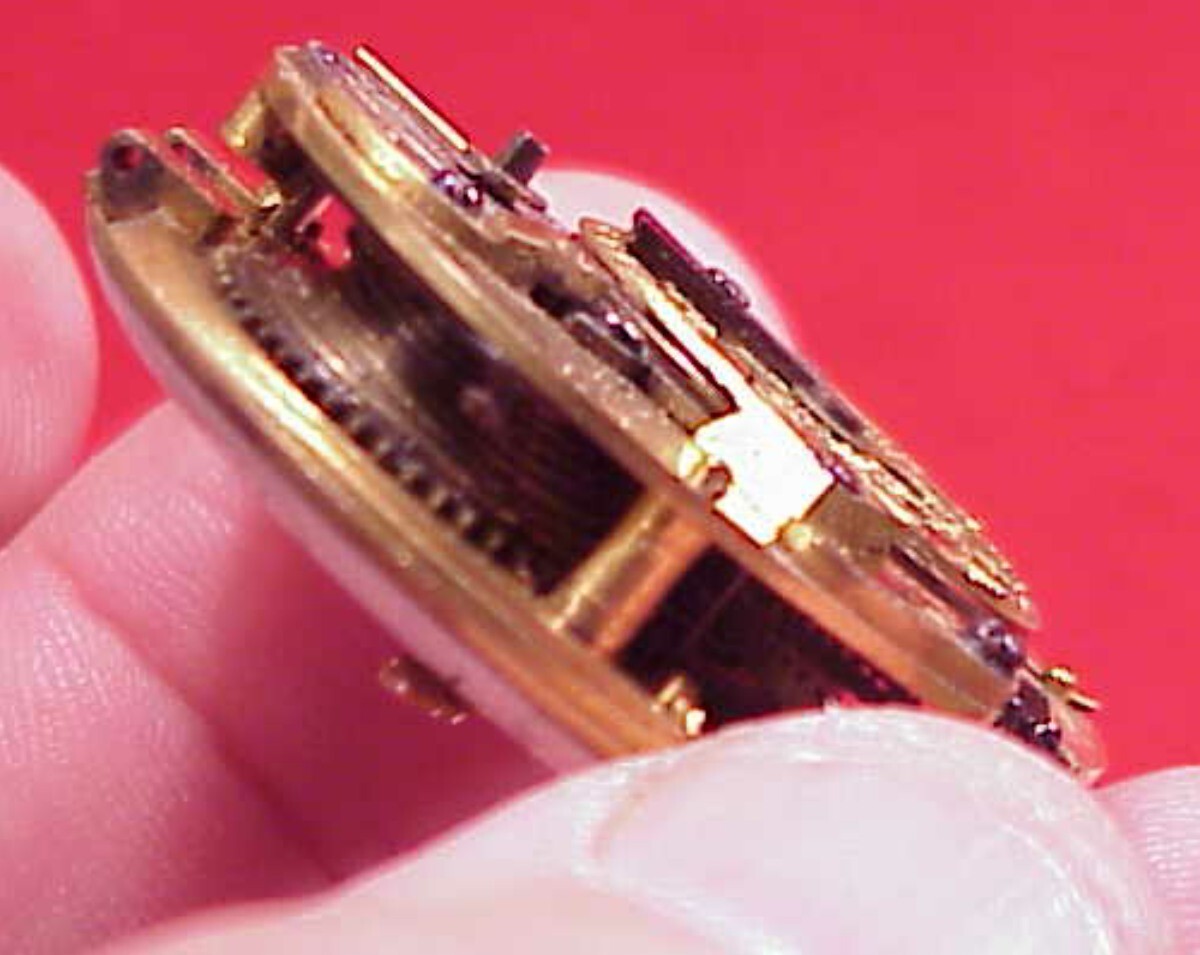 VINTAGE 36MM RILLIET A STRASBURG VERGE FUSS POCKET WATCH FRENCH MOVEMENT