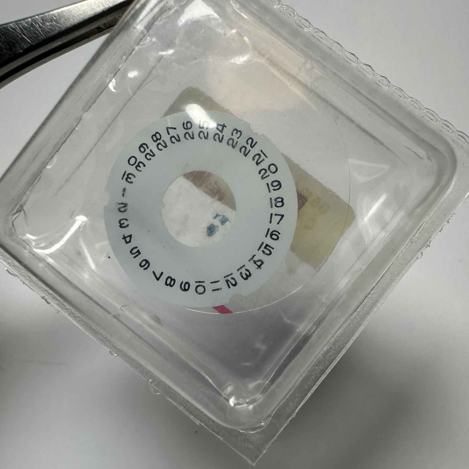 Rolex NOS Date disc for Day Date DayDate 18038 18039 19019 19018 White 3055 5055