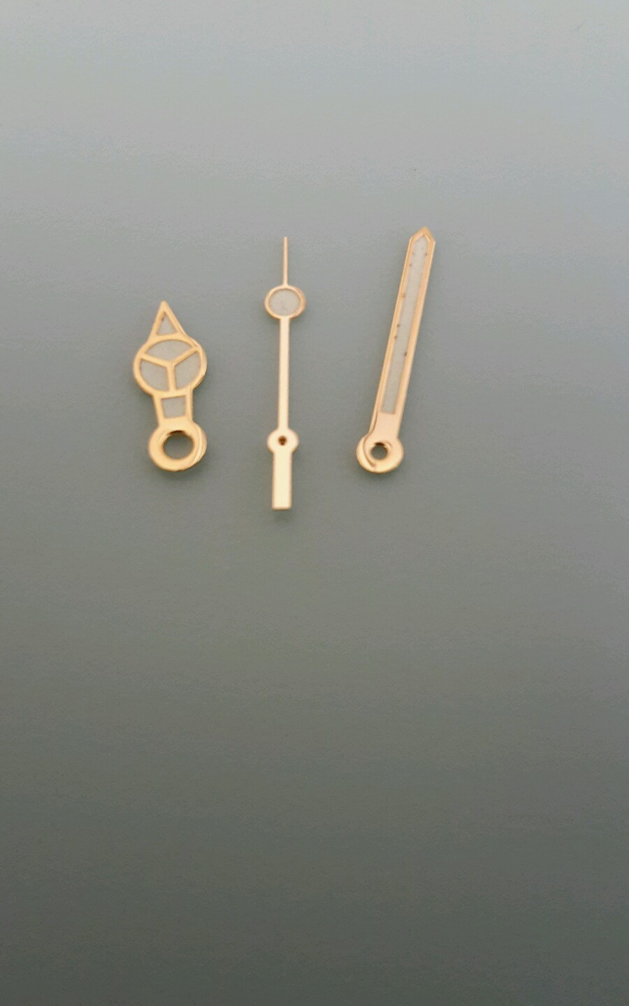 Gold Mercedes Sub mariner Style Watch Hands 120/70/20 – Fits Many ETA, Ronda Etc