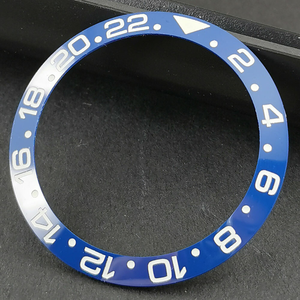 Super luminous 38mm ceramic bezel insert fit for 40mm PARNIS GMT men’s watch