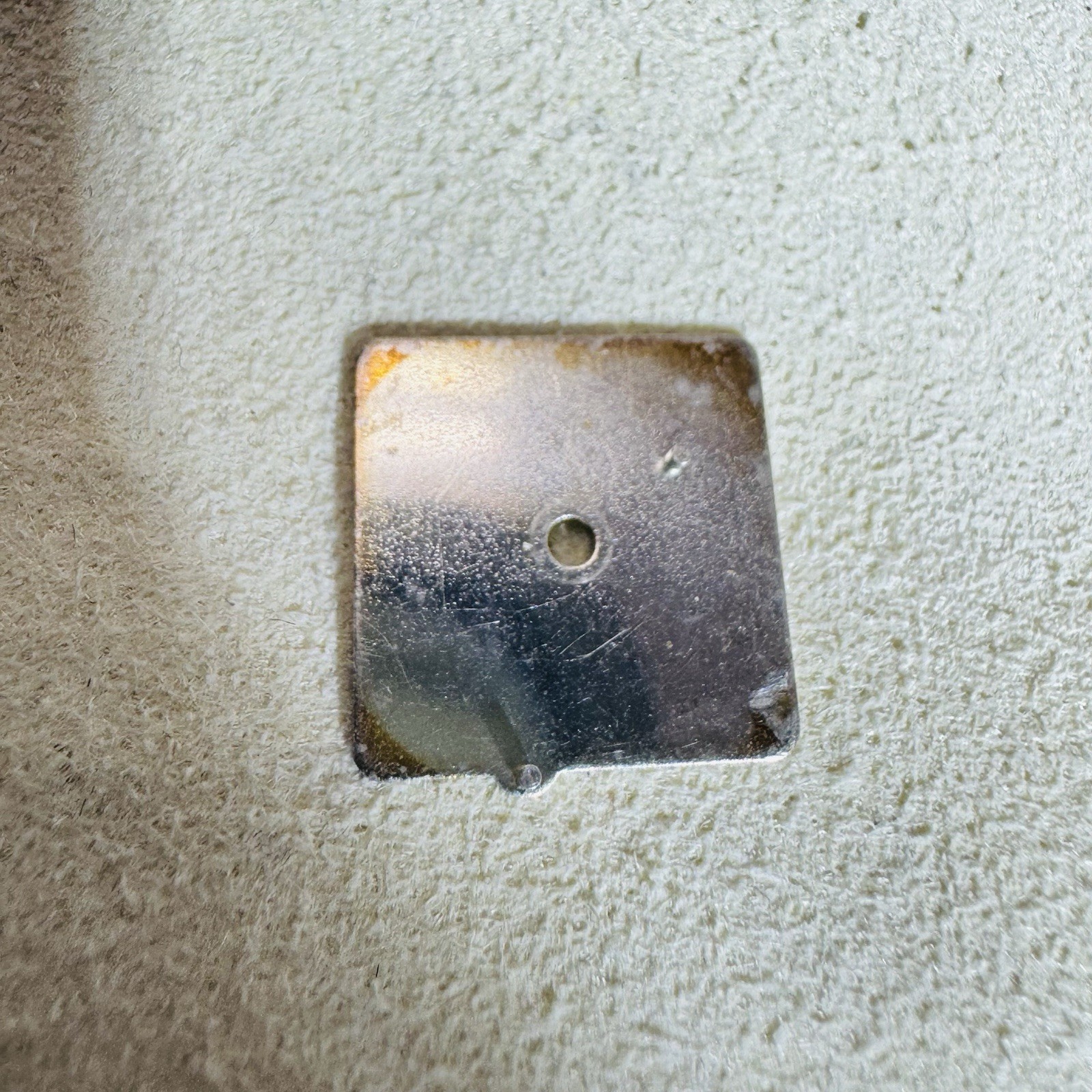 Cartier Panthere Small Square White Dial Part for Repair 13.5×13.3mm