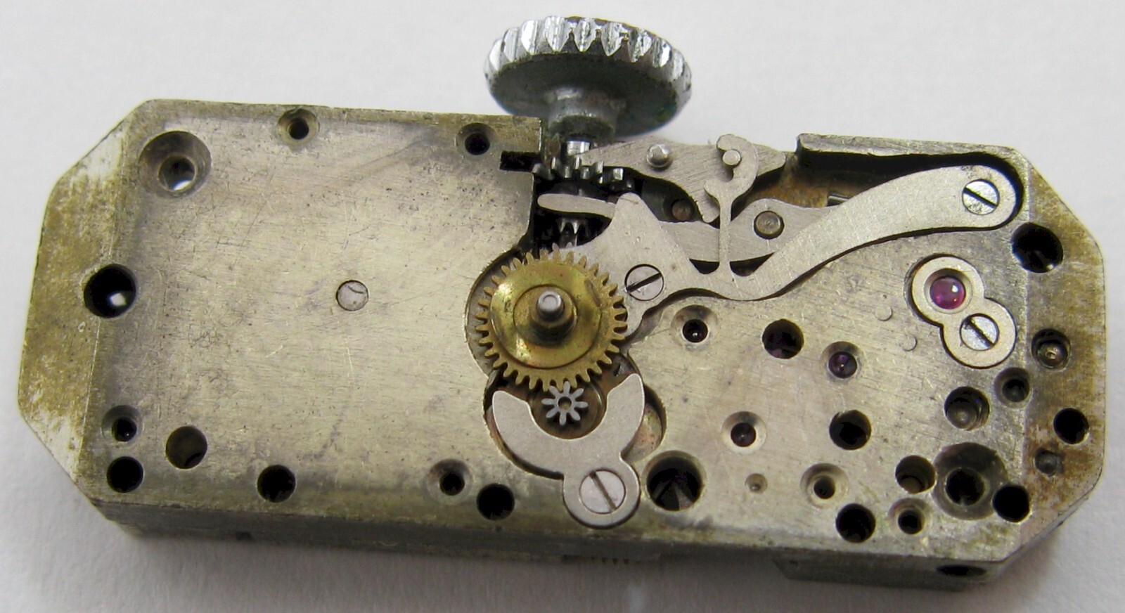 baguette Oriental watch movement 17 jewels for parts …