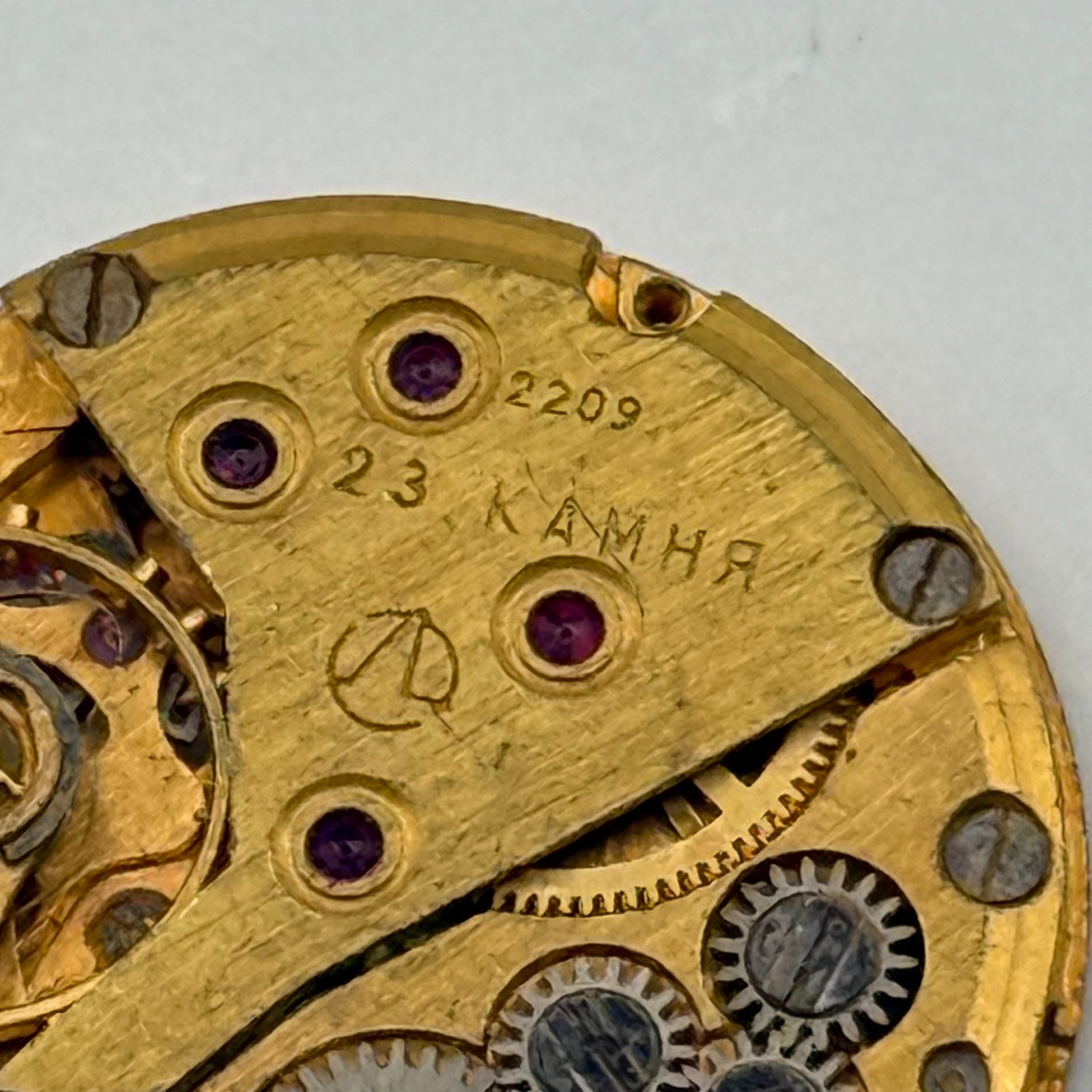 Luch 2209 Watch Movement Soviet Ultra Thin 23 Kamhr Vintage Parts Repair 22.5mm