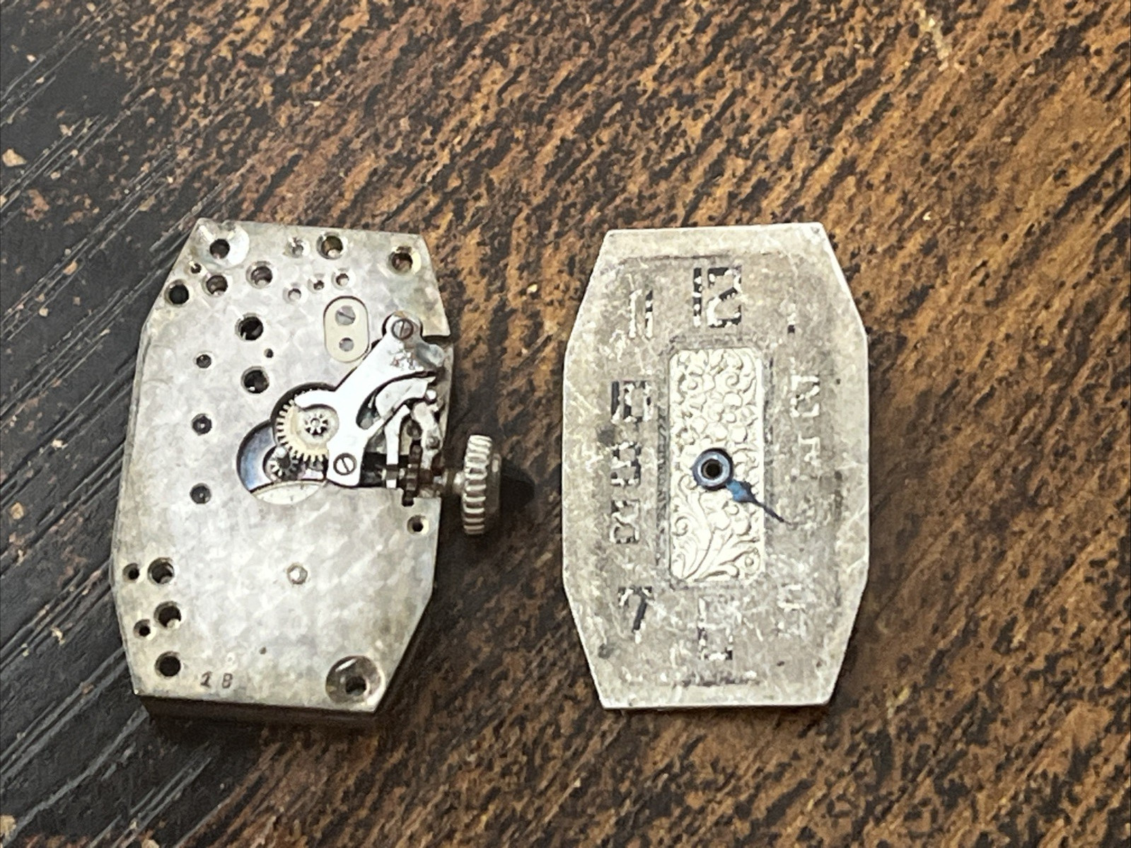 Vtg 1930’s Relion Watch Wind Up Movement 16mm 16 Jewels Swiss FOR PARTS