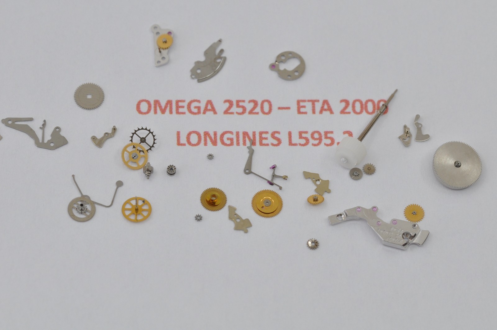 omega 2520 ETA 2000 2000-1 Longines L.595.2 movement part NEW dropdown list