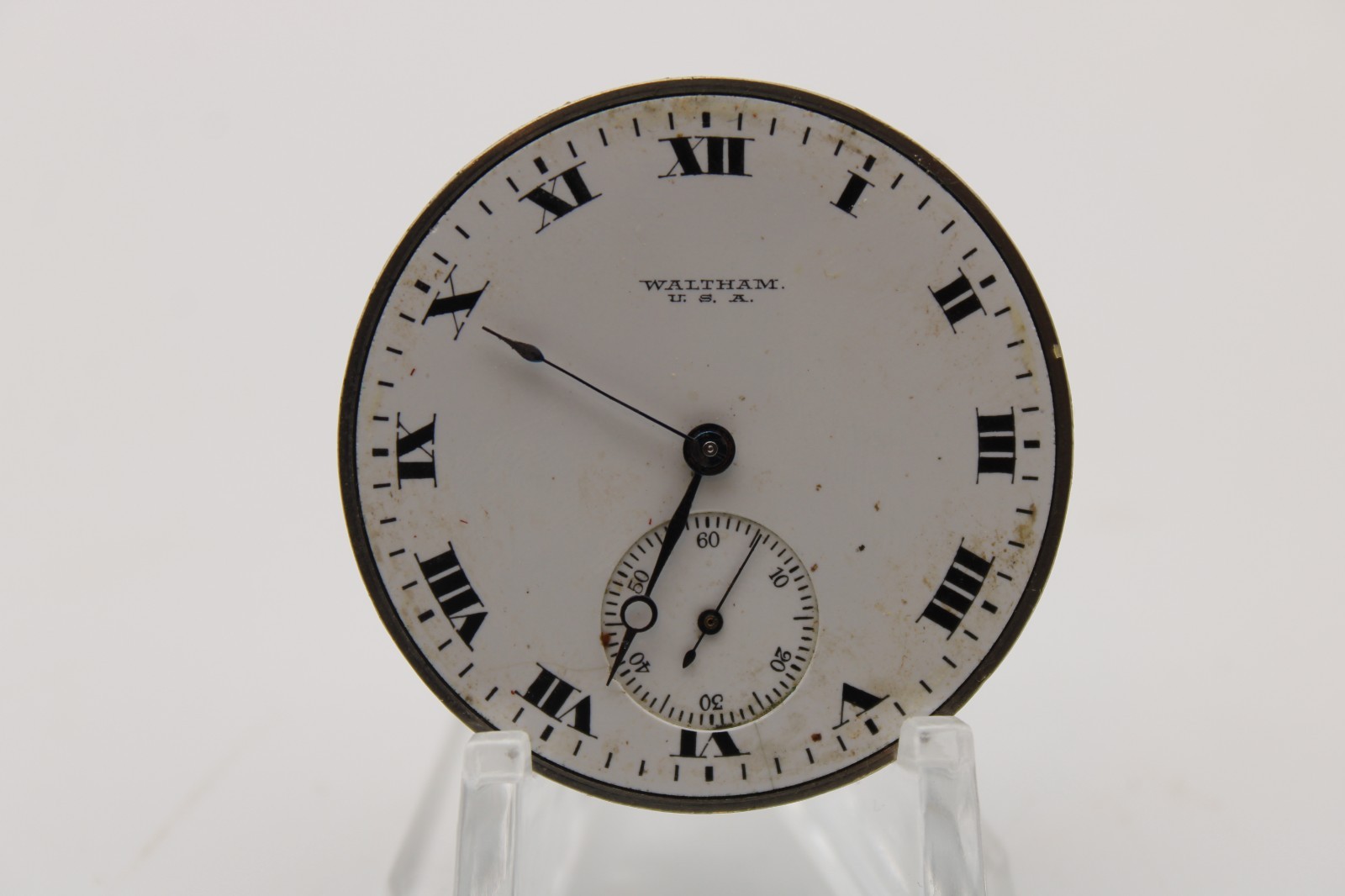 1917 WALTHAM POCKET WATCH MOVEMENT 21384176 GRADE 225 12s 17j (PT)