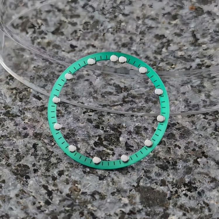 NH70 Dial 28.5mm Skeletonized Dial Green Lume Fit NH70/NH71/NH72 Movement