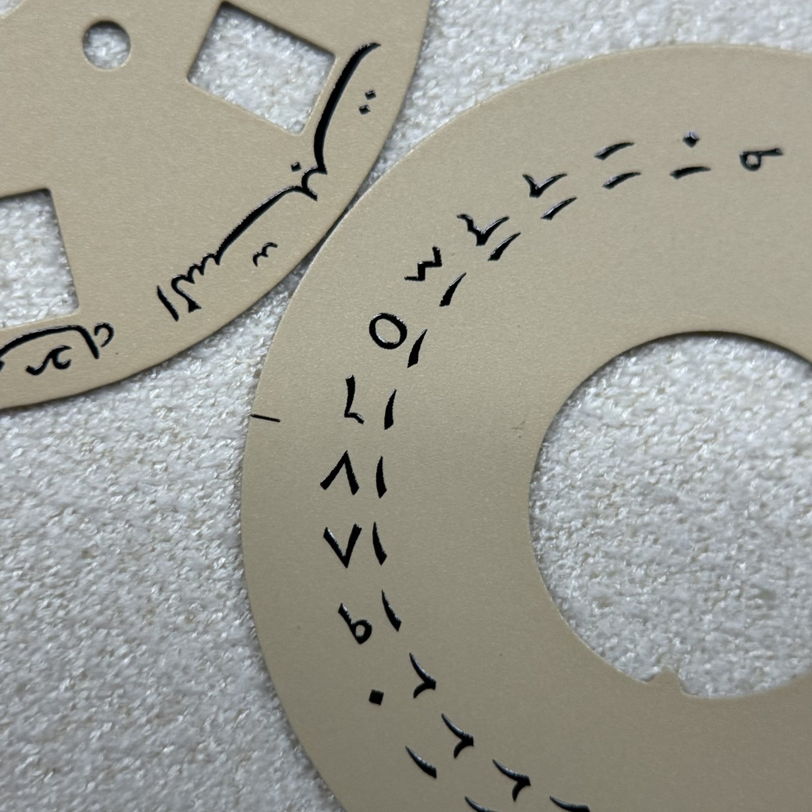 ARABIC CALENDAR DISCS FOR ROLEX PRESIDENT DAY DATE 1556 1807 1802 1803 CHAMPAGNE