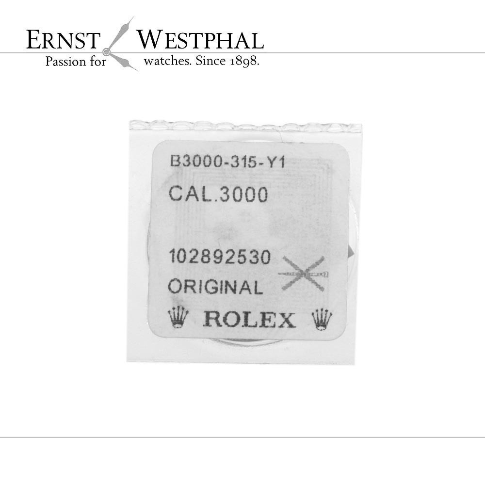 Genuine ROLEX Barrel with arbor B3000-315-Y1 for 3035, 3055, 3075 GMT, 3085