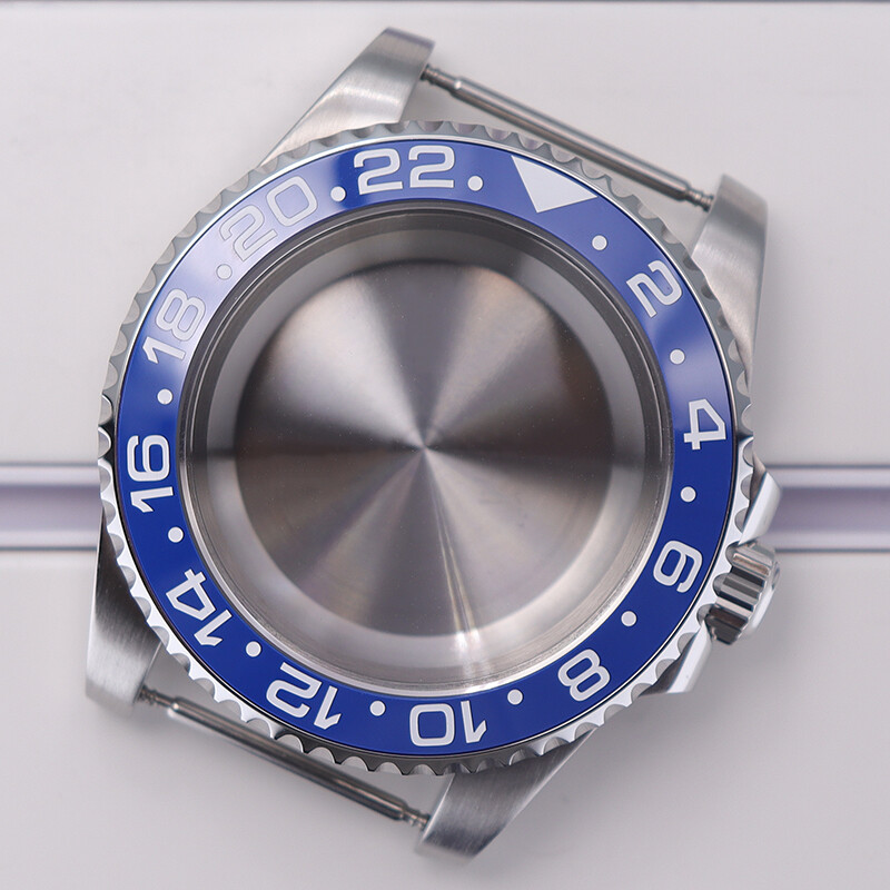 nh35 Watch Cases GMT Ceramic Bezel For Seiko Nh36 Eta 2824 Movement 28.5mm Dial