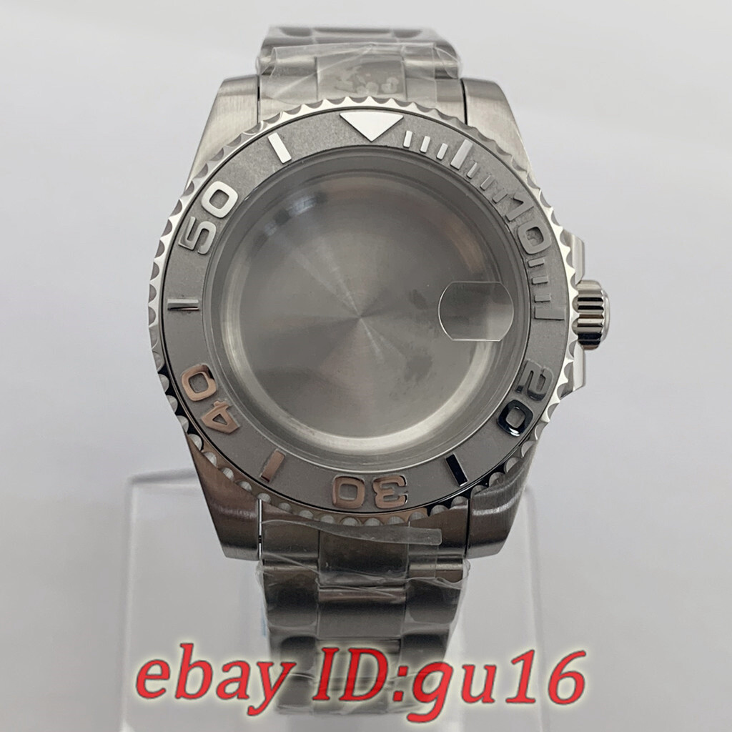 40mm Ceramic bezel Watch Case Fit NH34 NH35 NH36 ETA 2824/2836 Miyota 8215 821A