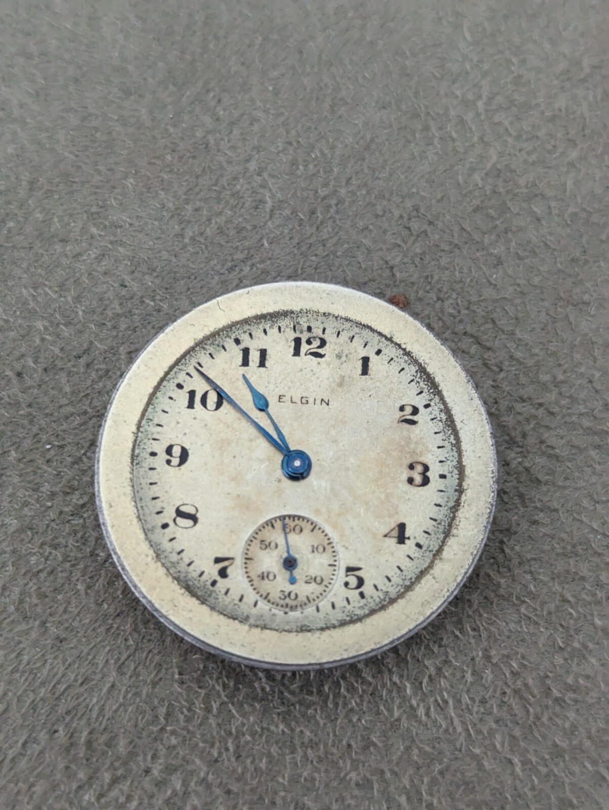 1920 Elgin 431 Movement Complete Runs/ Stops For Service or Parts